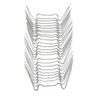 25 Piezas Clips de Alambre para Acristalamiento de Invernadero Clavo de Jardín en Forma de W Acero Inoxidable 304 en Forma de Z