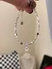 Pulsera Versátil de Copos de Plata con Forma de Estrella Dulce para Mujer Lujo Ligero Nicho Sensación de Alta Gama Pulsera de Copos de Plata Regalo para Novia Mejor Amiga