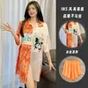 Popular de alta qualidade luxo leve estiloso seda gelada vestido camisa pijama feminino verão novo luxuoso roupão de dormir roupa de casa conjunto fino