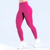 Pantalones de Yoga Deportivos Europeos y Americanos Transfronterizos No se Doblan Talla Grande Ajustados a la Cadera Alta Elasticidad Sin Costuras Secado Rápido Pantalones de Fitness para Mujer