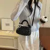 Bolsa feminina pequena 2026 nova moda tendência bolsa feminina requintada estilo coreano bolsa de mão estilosa bolsa de ombro versátil bolsa crossbody