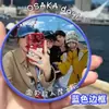Espejo Reflectante para Fotografía de Viaje, Espejo Redondo Pequeño, Espejo Convexo Compacto y Portátil, Espejo de Mano para Fotos, Perfecto para Tomar Fotos y Crear Tomas Geniales