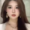 Pendientes de Borlas de Alta Gama y Elegantes, Estilo Europeo y Americano Vintage, Aretes de Botón de Gota de Agua Desgastada Que Realzan la Apariencia del Rostro