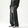 Jeans Transfronterizos para Hombre Otoño 2025 Nuevo Tie-Dye Retro Americano Marca de Moda Resistentes de Pierna Recta Sueltos Pantalones de Mezclilla