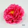 Flores de Peônia Simuladas de 17cm para Painel de Casamento, Parede de Flores, Arranjo de Corredor, Fornecimento Transfronteiriço de Flores de Peônia de Seda e Camélia