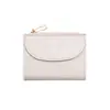 Rentable ~ Estilo Coreano Color Puro Simple Tarjetero Multifuncional Bolso para Labial Billetera de Gran Capacidad Punto Caliente del Sudeste Asiático