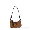 Bolso de Hombro de Diseño Vintage de Nicho Temporada Otoño 2026 Nuevo Bolso Baguette de Color Sólido de Moda para Mujer Bolso de Hombro Casual a la Moda
