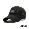 Verano nueva gorra de béisbol de red para hombre deportes al aire libre ganadora gorra de secado rápido protector solar transpirable sombrero para el sol