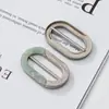 Fivela de Cinto de Acetato de Resina Fabricante Fornece Fivela de Metal com Argola D para Casaco Trench de Alta Qualidade Acessórios de Vestuário Fivela Decorativa