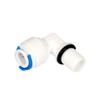 Conector 4042 con Anillo de Goma, Rosca Macho de 1/4 de Pulgada a Codo de Conexión Rápida de 2/4 de Pulgada, Conector de Tubería Pe para Purificador de Agua, Junta Tórica para Carcasa de Membrana