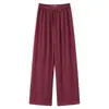 Pantalones de Dormir Frescos Hechos a Medida para Mujer, Pedido Pequeño, Pantalones de Casa de Secado Rápido, Pantalones para Caminar, Pantalones de Abuela, Exclusivamente para Ventas Transfronterizas del Sudeste Asiático