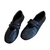 Versión de piel de oveja~zapatos planos retro de velcro para mujer 2026 nuevos zapatos Mary Jane versátiles y cómodos zapatos pequeños de cuero