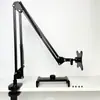 Monitor Portátil de 18 pulgadas Soporte de Brazo Mecánico Universal Extensión Vesa Pantalla Secundaria Horizontal y Vertical Abrazadera Soporte Metálico de Escritorio