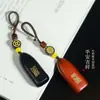 Colgante para Llave de Coche de Palo de Rosa, Amuleto de Paz y Buena Suerte, Llavero Personalizado Hecho a Mano para Hombres y Mujeres, Adorno Colgante Vintage