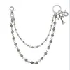 Cadena para Pantalones de Nicho Europea y Americana 2026, Cadena para Bolso, Espada, Cuentas Redondas, Cruz, Cadena de Cintura, Colgante con Cierre de Langosta, Cadena para Jeans