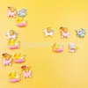Nuevo Estilo Oso, Ballena, Carrusel, Funda para Teléfono de Pegamento Crema, Pasador de Pelo, Accesorios de Resina, Materiales, Botones de Perlas, Colgantes Pequeños