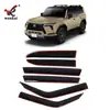 Adequado para 24 Protetores de Chuva Modificados para Lexus Gx Gx550 Acessórios Decorativos Especiais para Bloqueio de Chuva nas Janelas