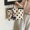 Bolsa de Grande Capacidade para Mulheres 2026 Nova Moda Verão Bolsa Tote de Alta Qualidade para o Dia a Dia Bolsa de Ombro Transversal de Bolinhas