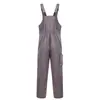 Conjunto de Ropa de Trabajo de una Pieza de Verano para Hombre Pantalones Grises con Tirantes Ropa de Trabajo para Reparación de Automóviles de Comercio Exterior