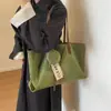 Bolso Tote Portátil de Gran Capacidad Retro de Alta Gama Transfronterizo para Mujer 2025 Invierno Nuevo de Moda Bolso de Hombro Axila