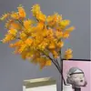 Árvore de Pinheiro Artificial de 3 Galhos Transfronteiriça para Decoração de Casamento, Folhagem Artificial de Cedro para Decoração de Teto de Casamento, Flores Artificiais Decorativas Macias
