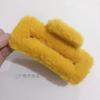 Pinza para el pelo de imitación de piel de conejo de Corea del Sur, para otoño e invierno, con suave viento, para la cabeza, con forma de tiburón grande, accesorios para el cabello al por mayor
