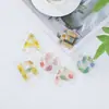 Llavero de Pegamento Transparente con Colgante de Flor Letra Inglesa 26 Colgante para Bolso con Sentido Avanzado Accesorios Adornos Colgantes DIY