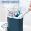 Porta Lápices Dividido Simple de Aspecto Elevado Papelería para Estudiantes Oficina Porta Lápices Caja de Almacenamiento para Brochas de Maquillaje Impresión de Logo