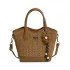 Nova bolsa de moda feminina Henggeng, bolsa de mão quadrada pequena plissada da moda, bolsa de ombro e transversal da moda para vendas transfronteiriças