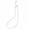 Collar de acero inoxidable, cadena de clavícula simple, cadena única, cadena larga para suéter, accesorios de joyería, al por mayor de fábrica en stock