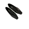 Nuevos y elegantes zapatos planos de punta cuadrada 2026, que aumentan la altura, simples y elegantes, con suelas suaves y piel suave, diseñados para mujeres