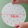 Papel para vaporizador alfombrilla de papel para vaporizador de bollos de pan alfombrilla de tela para jaula de papel alfombrilla de papel para bollos al vapor desechable olla doméstica pieza de tela para vaporizador de grado alimenticio