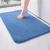 Precio Especial Remate Grueso Corto y Largo Felpa Alfombrilla Absorbente de Agua para Baño Sencilla Alfombrilla para Puerta de Baño Absorbente Secado Rápido