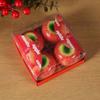 Conjunto de 4 Velas de Frutas Simuladas Vela Aromática Criativa em Formato de Fruta Presente Presente de Acompanhamento Vela Perfumada Caixa de Presente