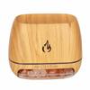 Nuevo Mini Difusor de Aroma de Llama de Simulación Colorida de Piedra de Sal Difusor Ultrasónico Humidificador de Aire Gran Volumen de Niebla