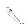 Amazon Transfronterizo Acero Inoxidable Imitación Mango de Madera Cuchillo Pequeño de Cintura de Hombre, Tenedor y Cuchara Juego de Vajilla Occidental de Cuatro Piezas para Boda