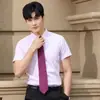 Roupa de trabalho de verão para escritório, plus size, feminina, camisa, masculina e feminina, igual, manga curta, profissional, branca, camisa de manga curta, conjunto