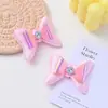 Nuevo lazo tridimensional de doble capa con diamantes, pasador para el pelo de niños, goma para el pelo, lazo decorativo, parche para zapatos y calcetines