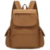 Mochila de Cor Sólida, Leve, Simples, Grande Capacidade, Sensação de Luxo, Casual, Unissex, Mochila de Viagem da Moda