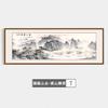 Nueva pintura de paisaje chino para sala de estar, pintura colgante con respaldo de montaña, pintura tradicional china para oficina, salón de té, sofá, fondo, pintura decorativa de madera maciza