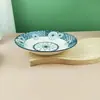 Cuencos y Platos de Cerámica Blue Charm: Popular Vajilla de Estilo Japonés para Uso Doméstico, Cuenco de Cerámica con Color Bajo Esmalte para Sopa y Fideos, Apto para Microondas