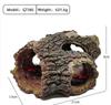 Cueva para Mascotas Gateadoras Madera Hundida Decoraciones para Tomar el Sol Corteza de Pino Simulada Artesanía de Paisajismo para Acuario Hecho a Mano