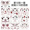 Nuevas Pegatinas de Tatuaje de Cicatriz de Halloween Pegatinas Faciales Maquillaje de Herida Sangrienta de Simulación Set de Maquillaje Facial para Fiesta