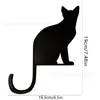 Gancho de Gato Negro de Madera Lindo Transfronterizo Gancho de Equilibrio Decoración del Hogar Regalo para Amantes de las Mascotas