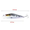 Mino señuelo Luya flotante 8.5cm dorado láser señuelo imitación tiro largo señuelo de suspensión Luya plástico duro señuelo artificial