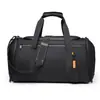 Bolsa de Viagem Masculina Nova Tendência Cool Casual Bolsa Masculina e Feminina Separação Seca e Úmida Compartimento para Sapatos Bolsa de Mão Grande Capacidade Bolsa para Esportes Fitness