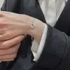 Pulseira Romântica Amor Infinito Estilo Chinês Nicho Pulseira Coração Digital Ciclo Número 8 Símbolo Infinito Pulseira para Mulheres