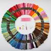 Juego de punto de cruz de Amazon, 5 anillos de bambú, hilo de 100 colores, kit de bordado, juego de hilo de punto de cruz