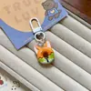 Chaveiro Cartoon Zootopia Judy Nick Bolsa de Menina Pingente Doce Donut Presente para Melhor Amigo Casal