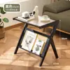 Mesa de Cabeceira Personalizável, Rack de Armazenamento Moderno Simples, Gabinete Pequeno, Armazenamento de Gabinete de Cabeceira, Mesa Lateral para Quarto de Aluguel, Madeira Maciça